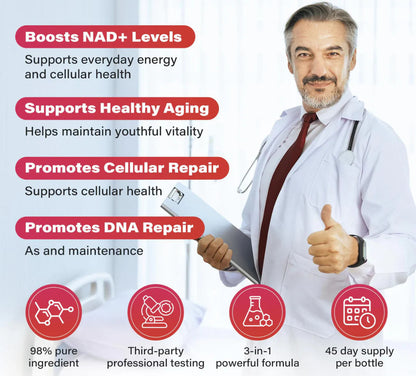 zooone NAD+1000mg LiquidPackets Supplement - PremiumNicotinamide Riboside &Resveratrolfor CellularEnergy,Advanced NAD Boosterfor Men & Women (30 Pocket) Ruvonoandaot5%off